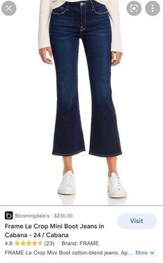 Frame Le Crop Mini Boot Jeans