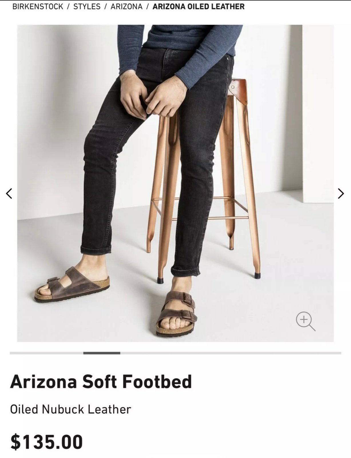 Birkenstock Arizona softbed Men’s size 43 EU/ 10 US