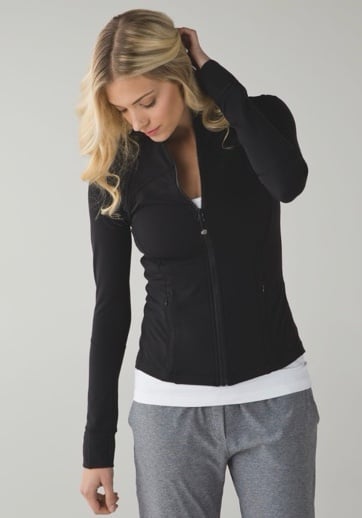 Lululemon Define Jacket *Shine On Black size 10