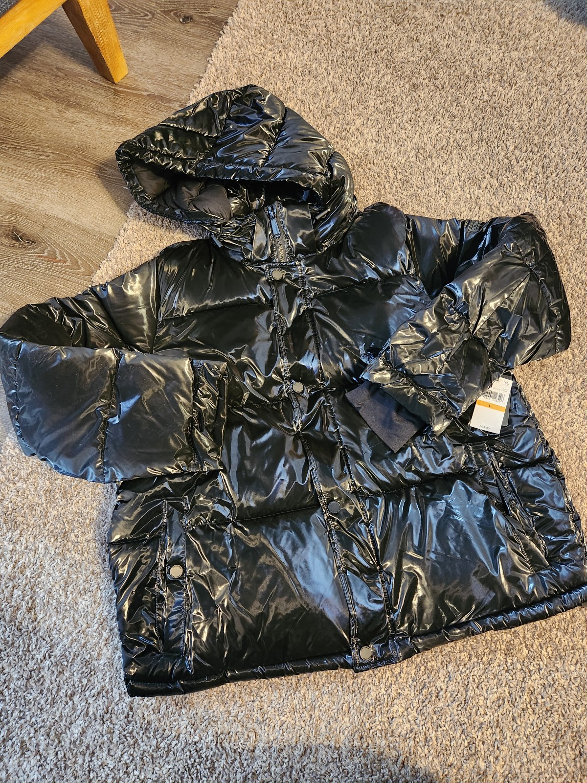 Woman's Size XL black puffer jacket