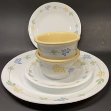 Corelle Lot, Secret Garden pattern, 5 pieces