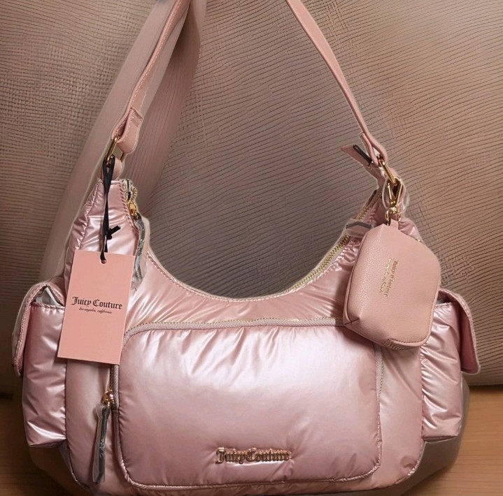 Juicy Couture Handbags Pink Diamond Timeless Hobo Bag NEW Authentic!