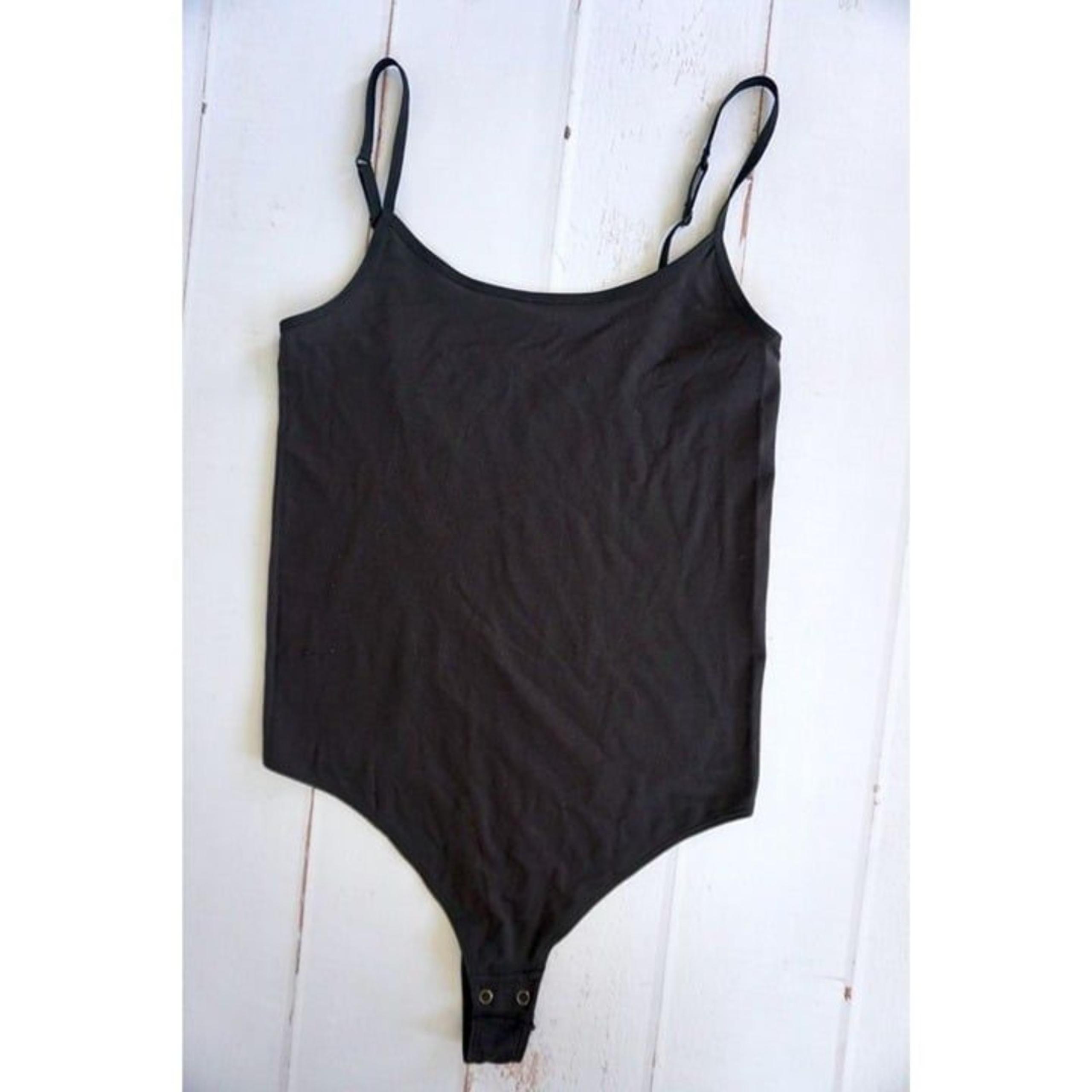 SO Juniors' Black Tank Bodysuit - Size M