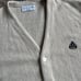 Vintage Izod 100% Acrylic Tan Cream Cardigan Men’s Size Medium Made in USA