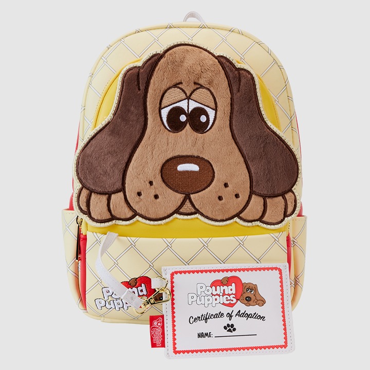 Pound Puppies Plush Mini Backpack with Card Holder