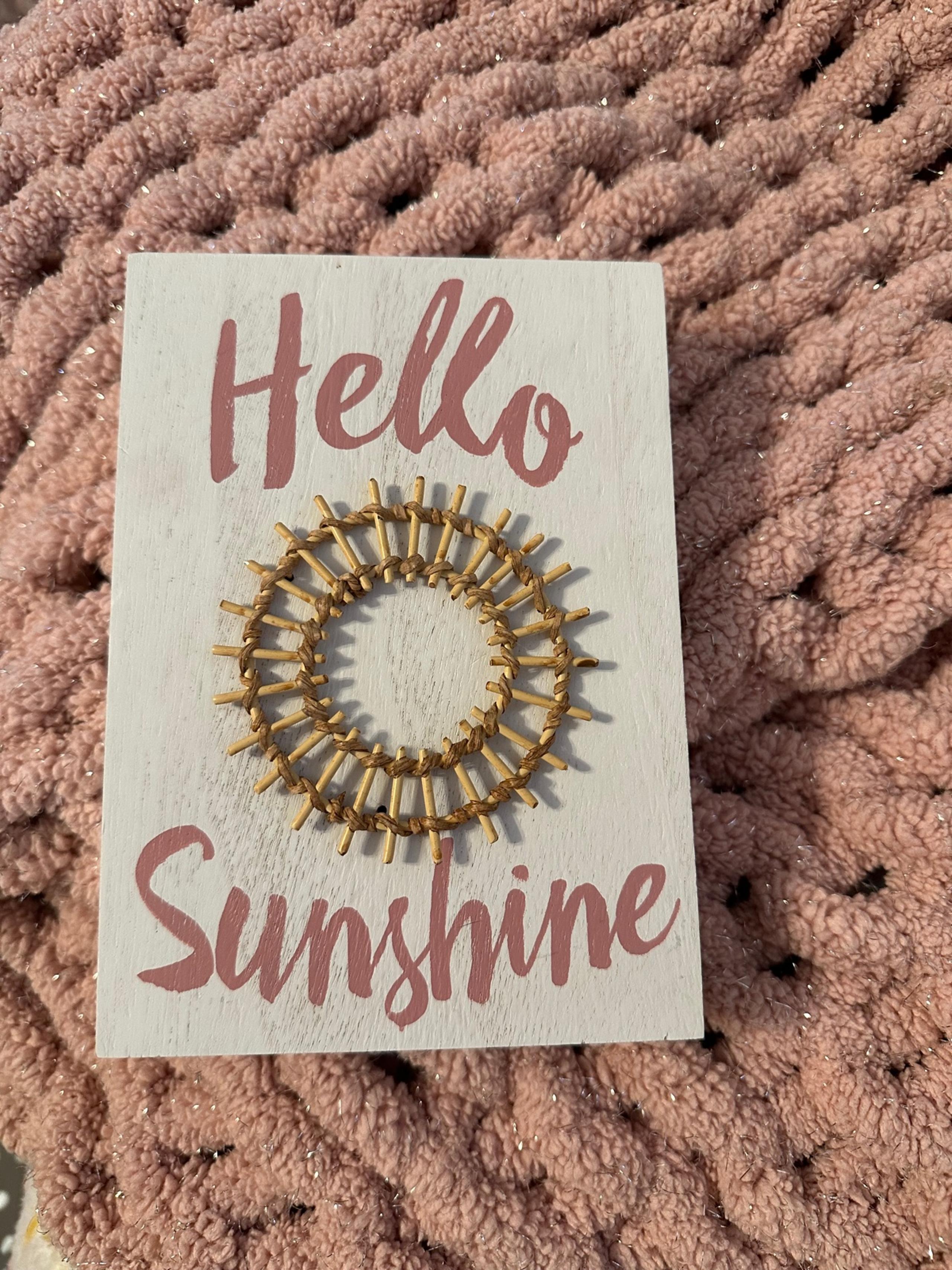 Hello Sunshine wall art