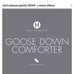 Hotel collection goose down comforter
