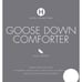 Hotel collection goose down comforter