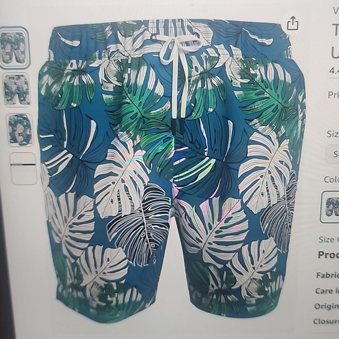 TOMMY HILFIGER MENS 7 PRINTED LOGO SWIM TRUNKS SIZE XXL