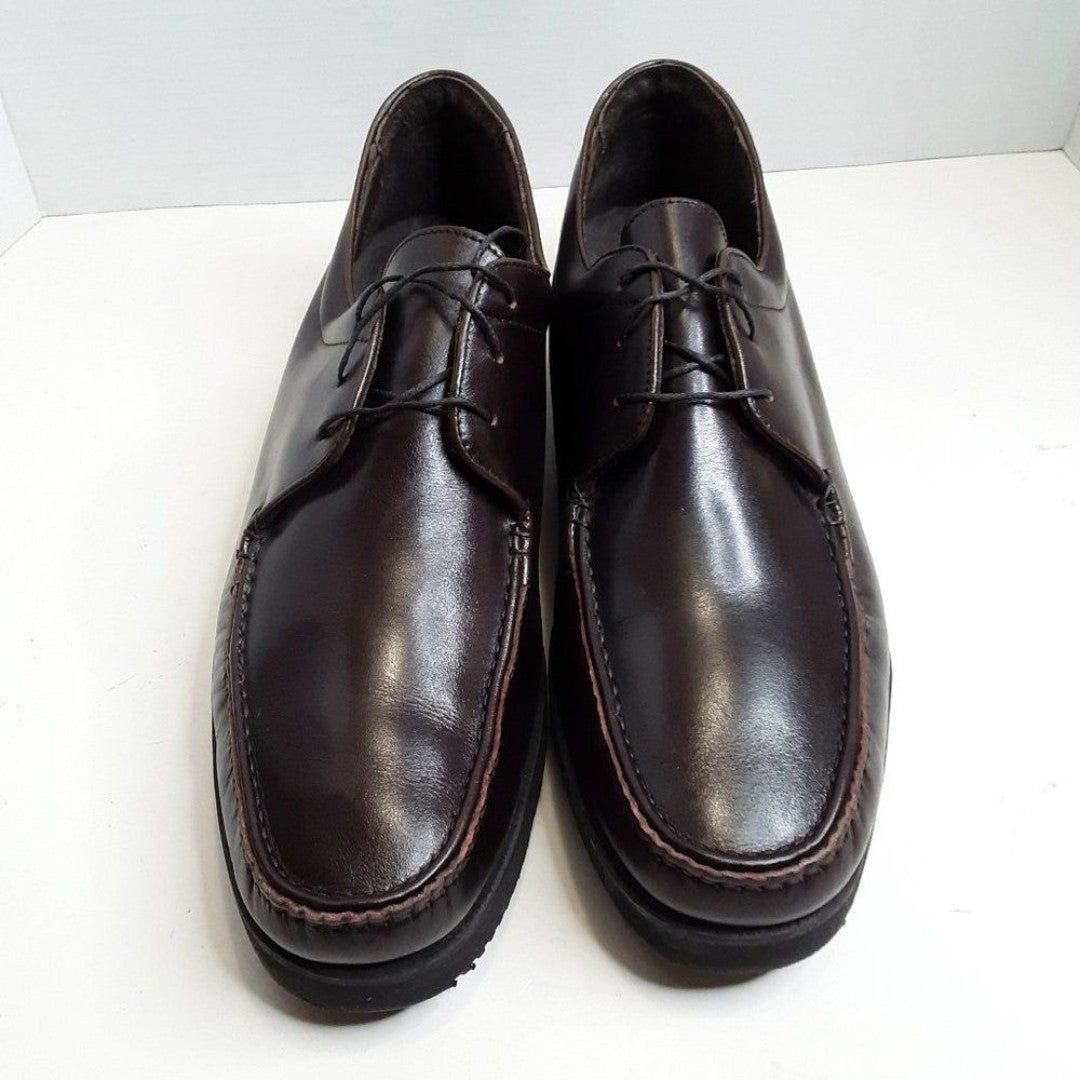 Wright Walker Men's Maroon Leather Oxford Shoes size 11.5C (Narrow)
