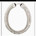 Stella & Dot Electra Statement Necklace black gray rhinestones silver