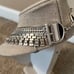 Stella & Dot Electra Statement Necklace black gray rhinestones silver