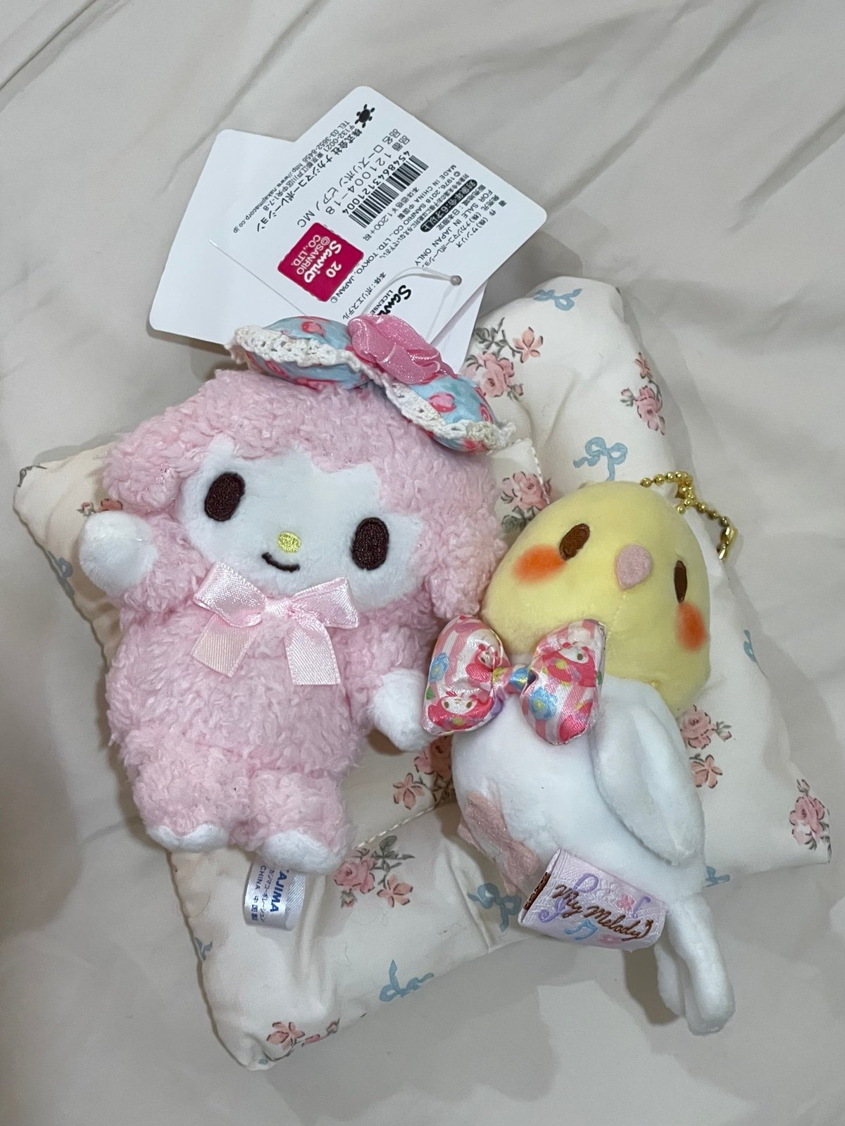 Rare My Sweet Piano and bird mascot set