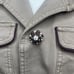 White House Black Market Safari Rose Studded Cargo Jacket Womens Designer NWOT