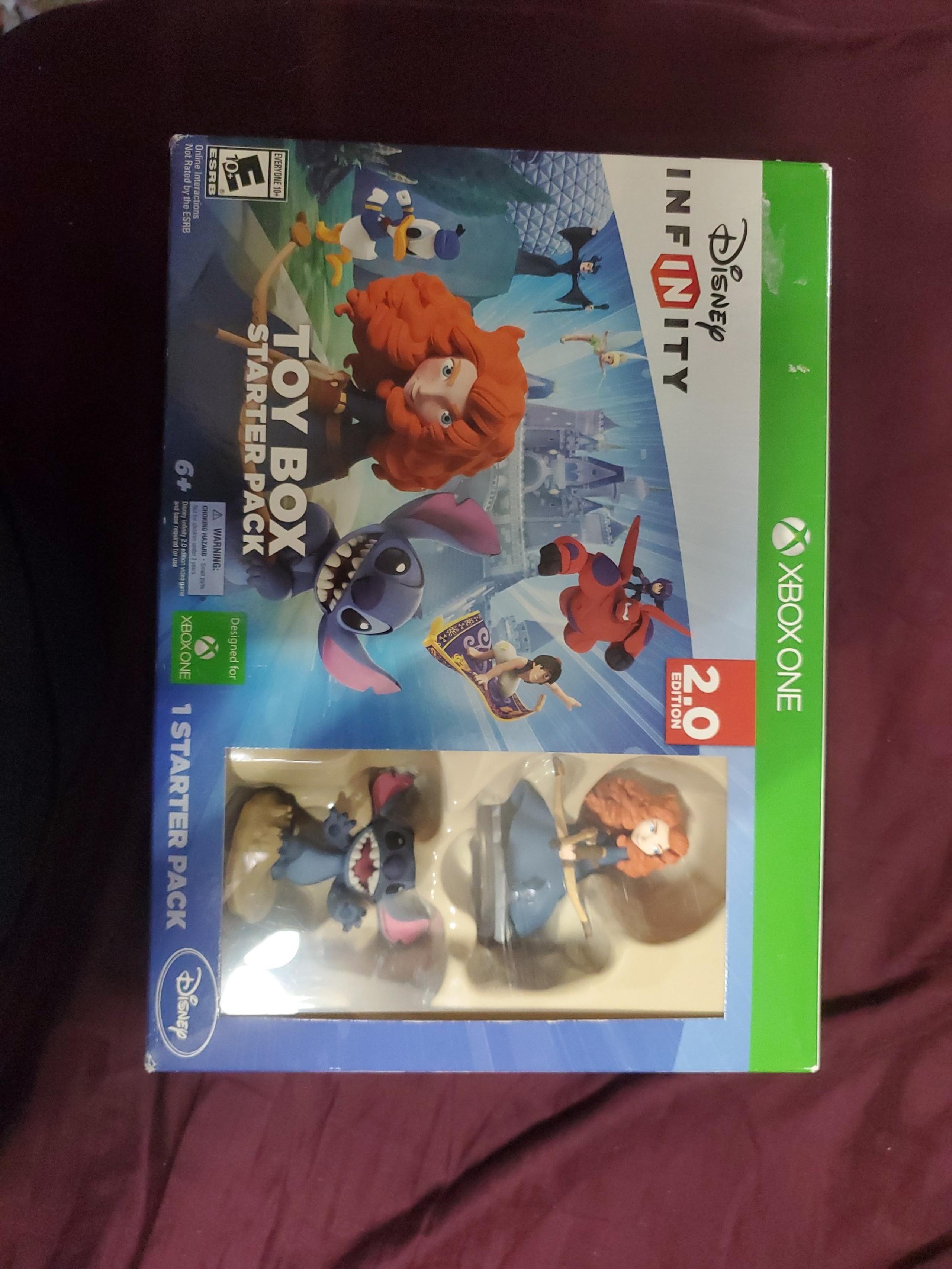 NEW Disney Infinity 2.0 Toy Box Starter Pack Xbox One Game Bundle