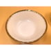 9 Fire King 4 Lunch Snack Plates 3 Cups 1 Bowl 1 cup Milk Glass Gold Trim Vtg
