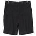 NYDJ Womens Shorts Linen Bermuda Lift Tuck Technology Black Plus Size 14 FY