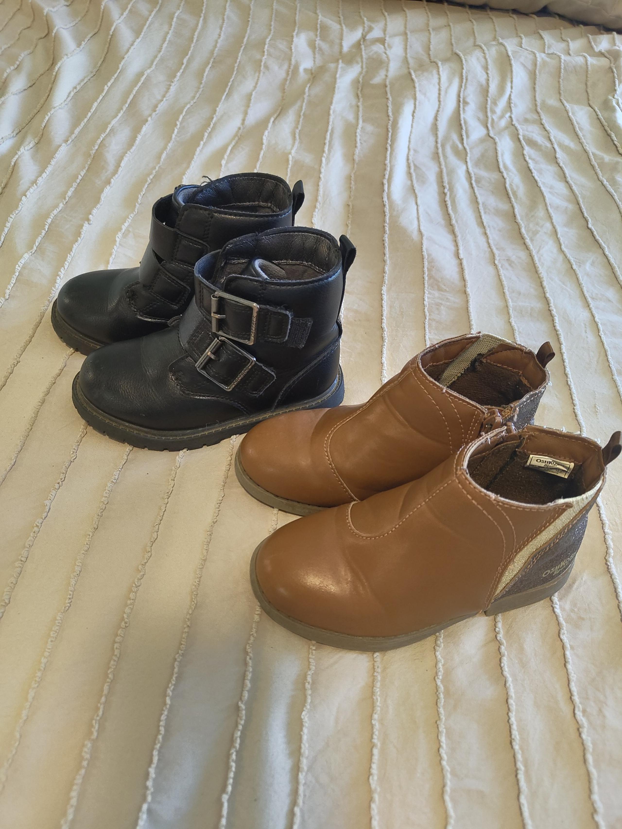 Girls boots 10 shoes bundle Carters & Osh Kosh