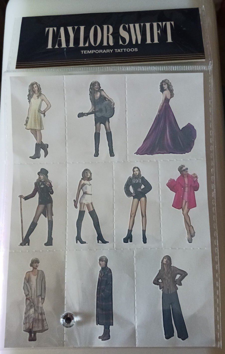 Taylor Swift Eras Temporary Tattos
