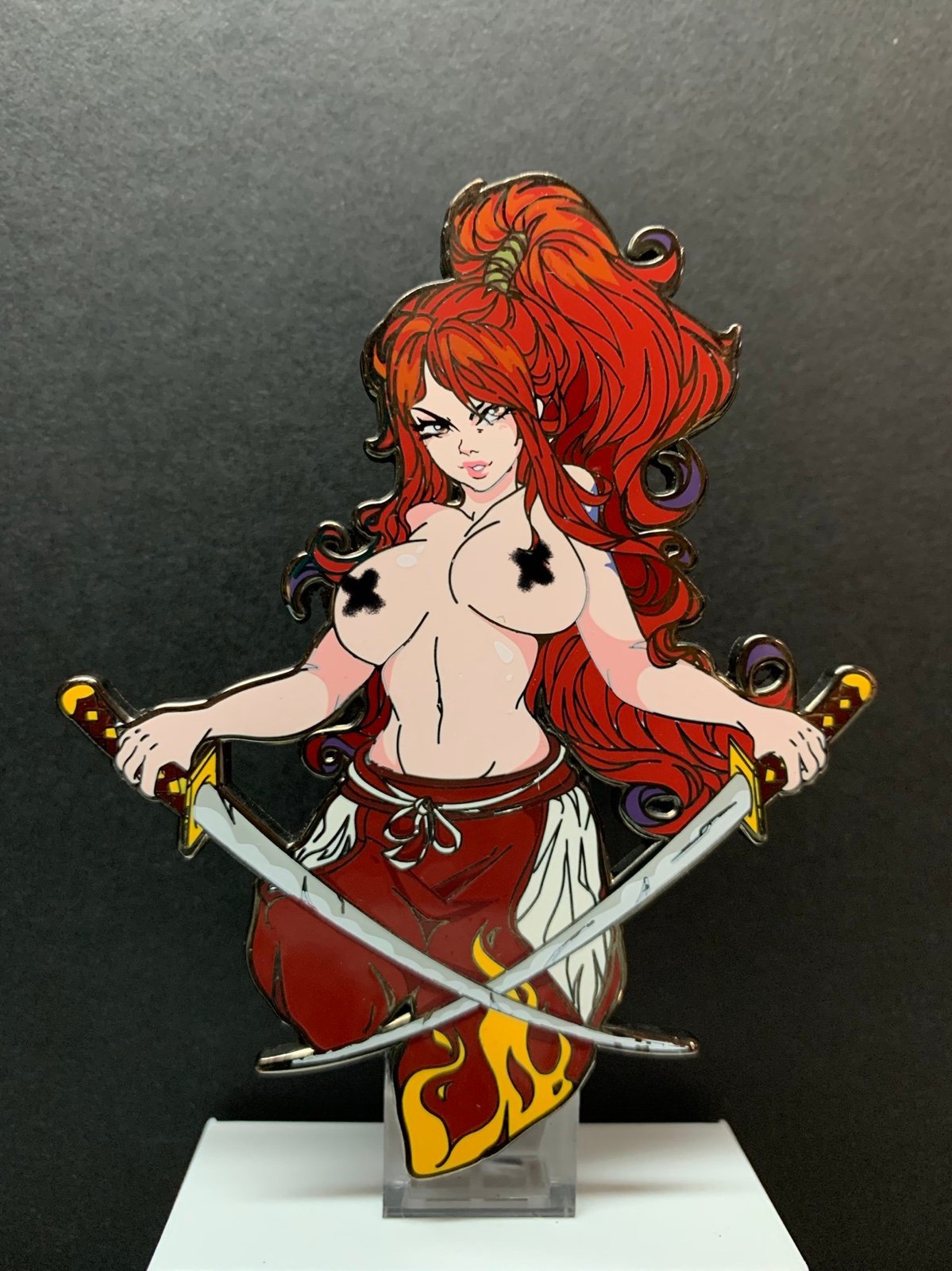 Erza Scarlet Man On The Moon Fairy Tail Lewd Pin
