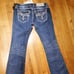 NWT ROCK REVIVAL BOOT CUT JEANS SIZE 27