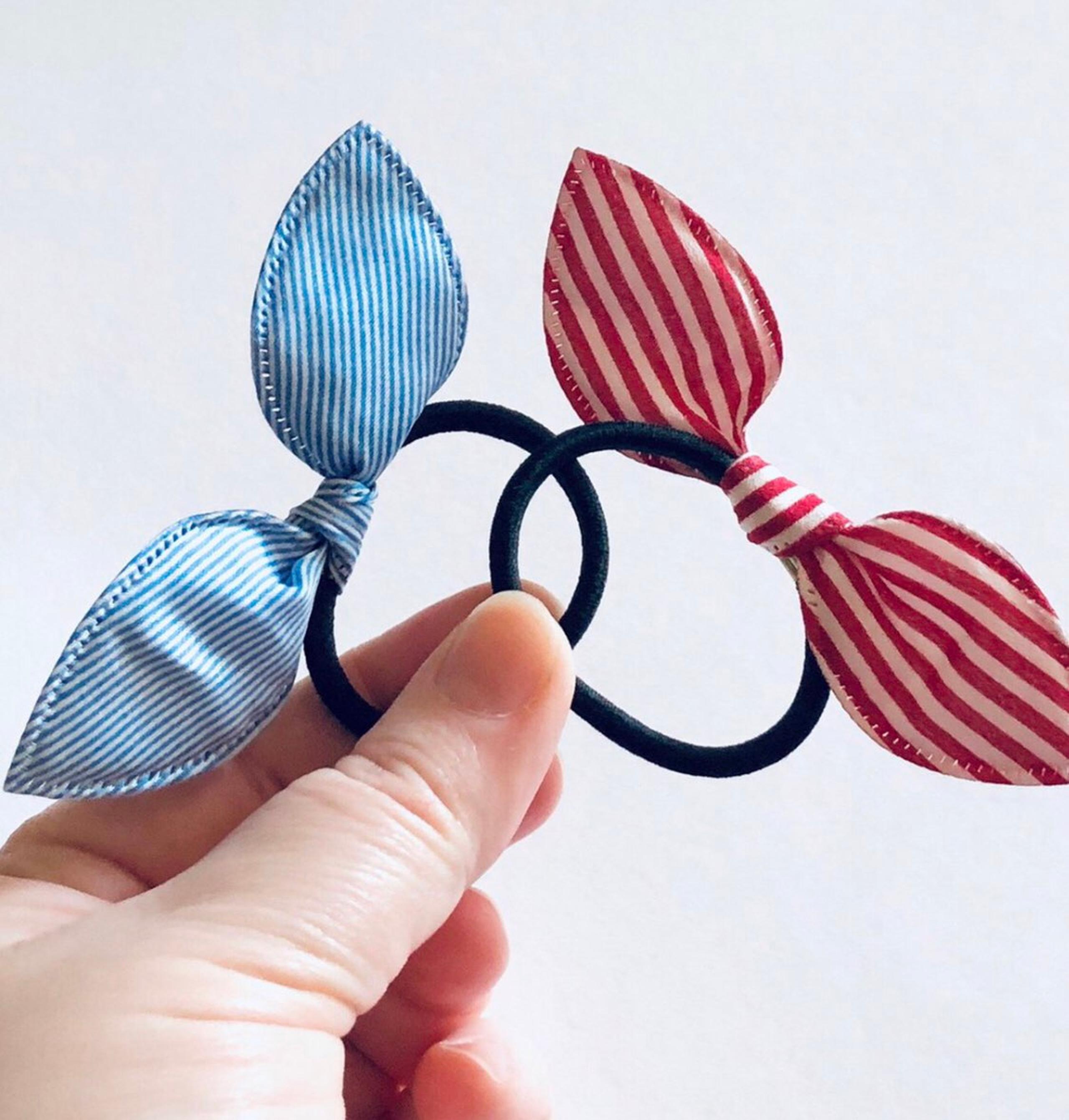 Partriotic Red White & Blue Hair Ties