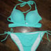 Victoria secret PINK Hottie teal push up bikini