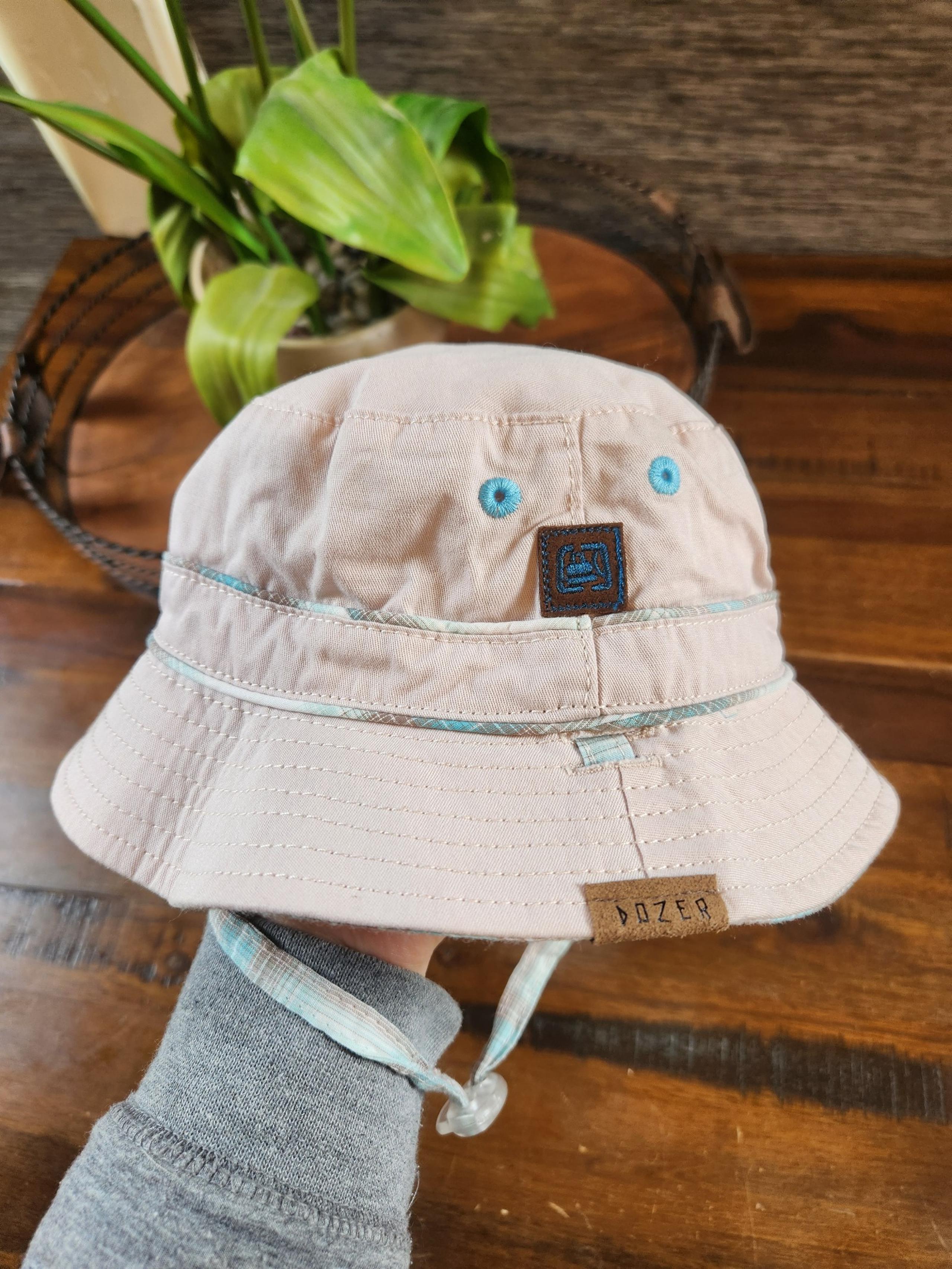 Dozer Baby Sun Hat Reversible design