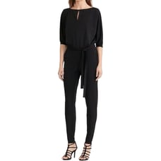Lauren Ralph Lauren Black Label Jumpsuit Tie Belt Women's Small NWT