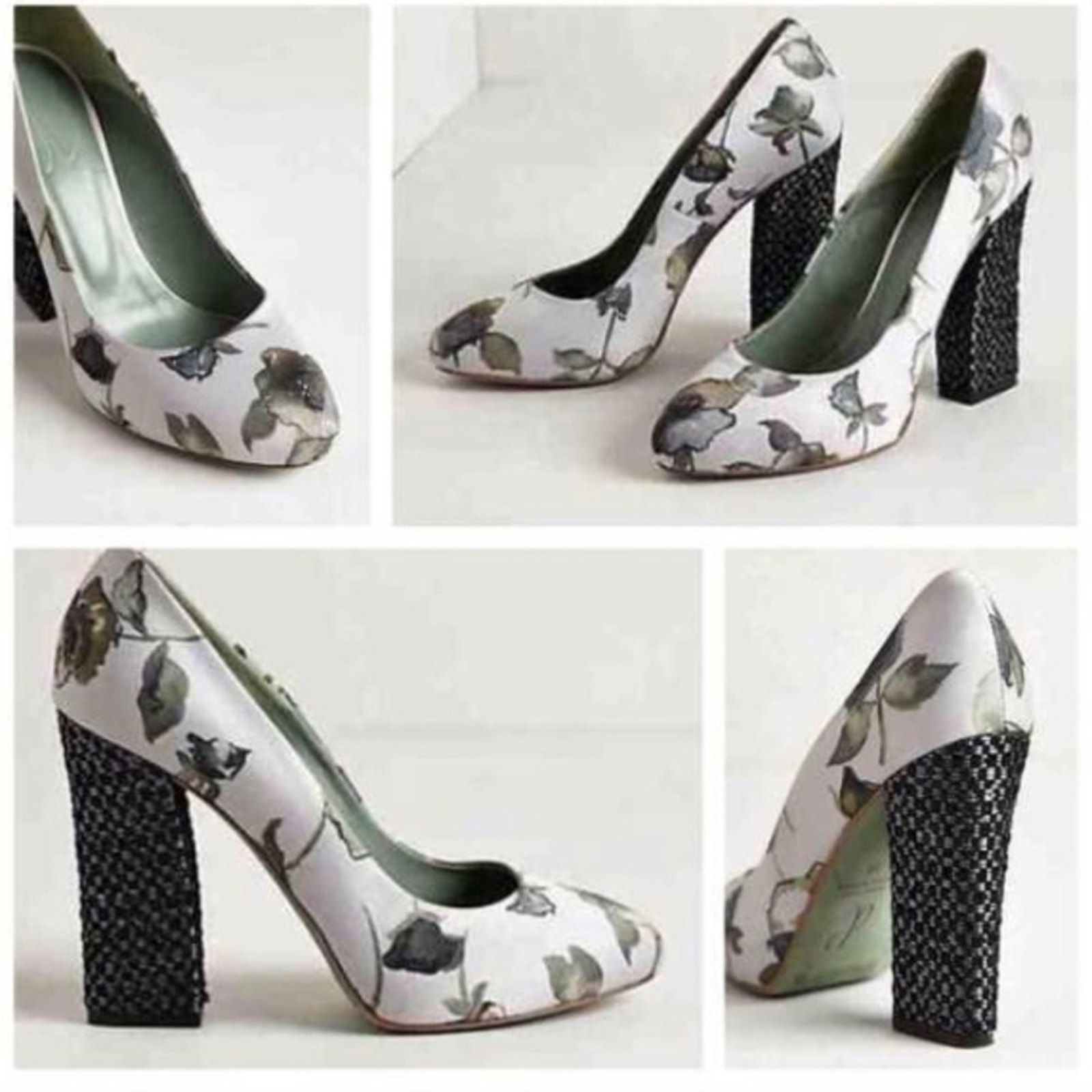 Anthropologie D'Paola d'Arcano Dusk Blossom Pump Heels Size 40
