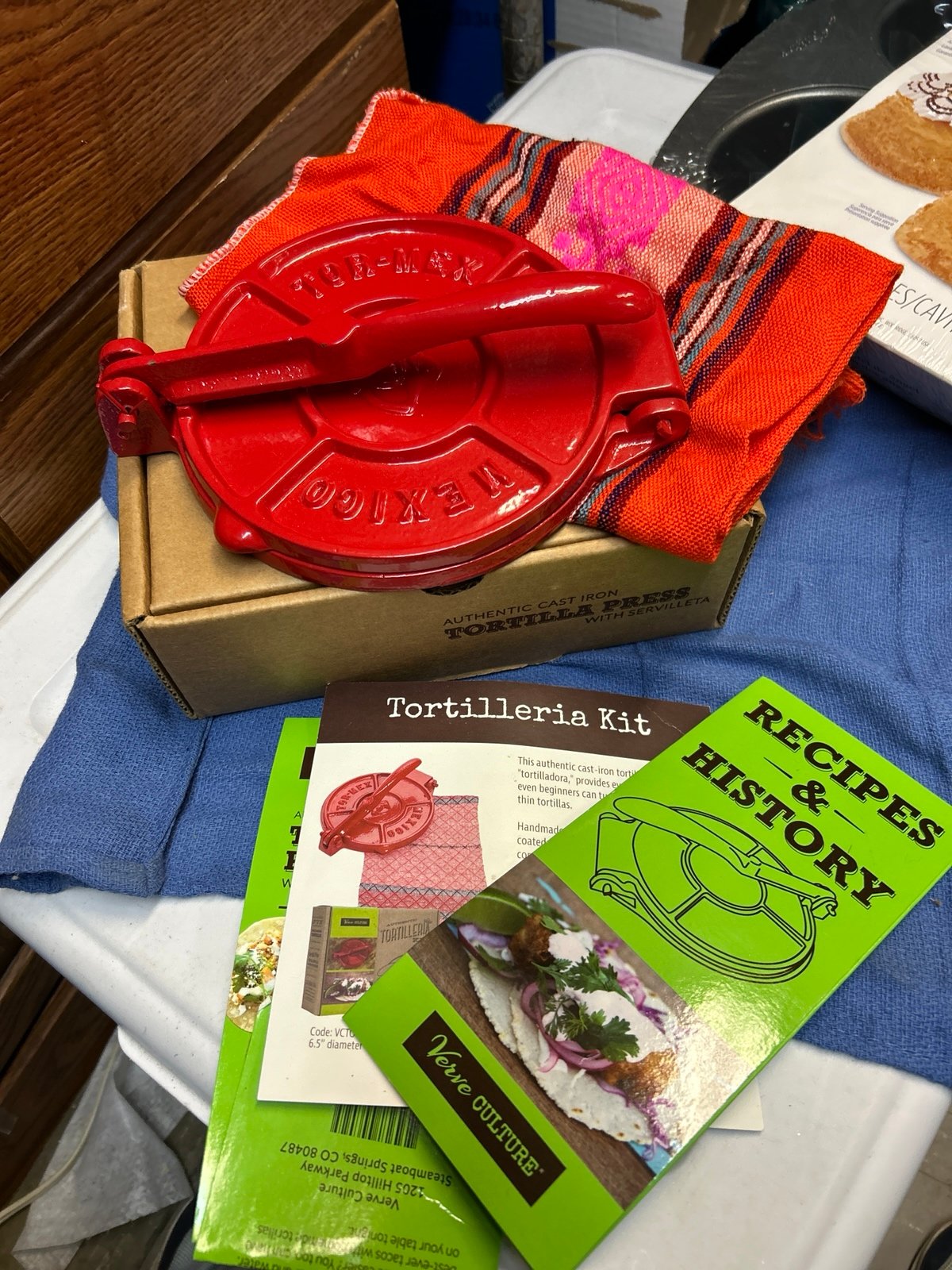 Cast Iron Tortilleria Kit