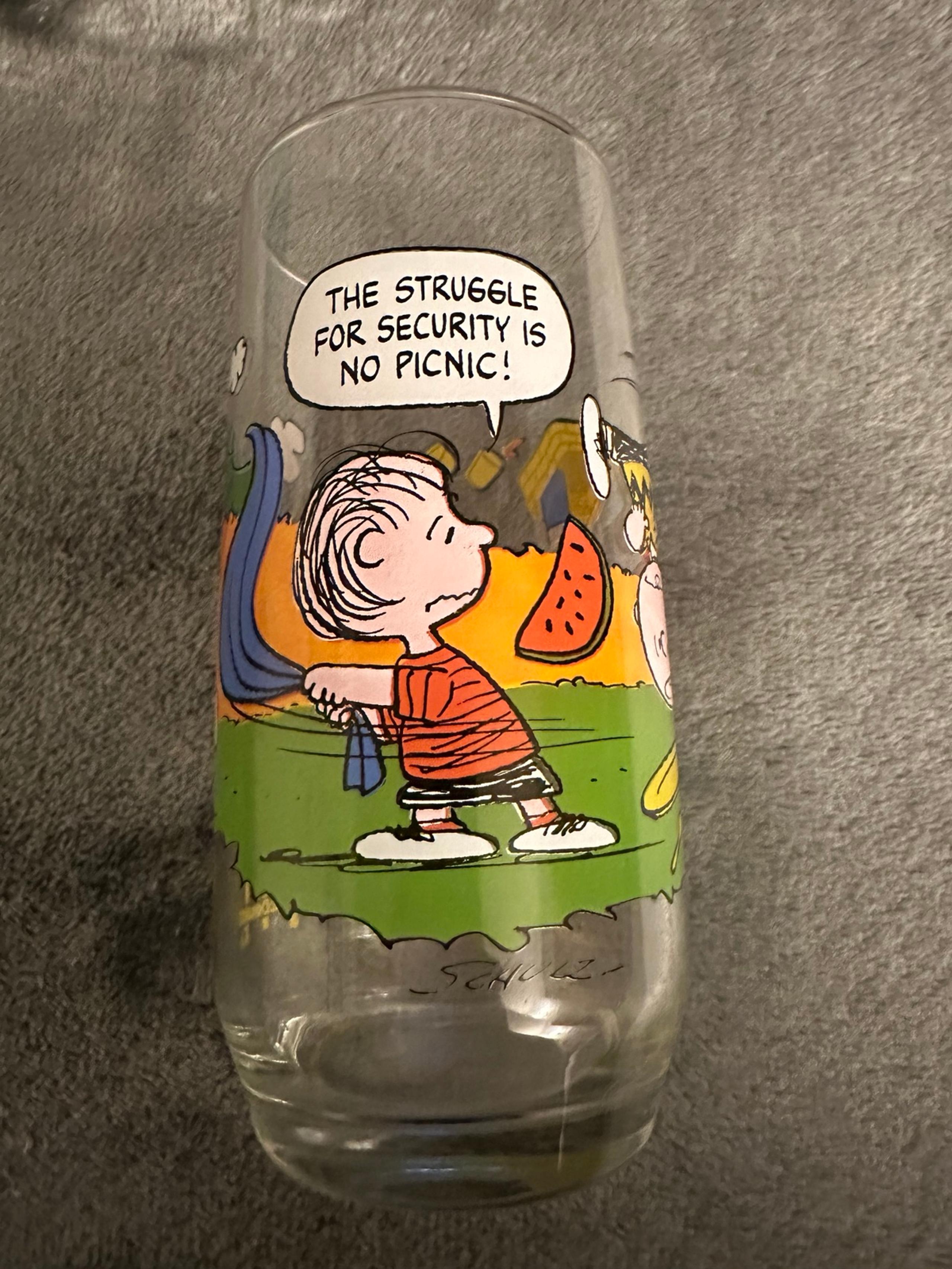 2 Camp Snoopy Collection Drinking Glasses