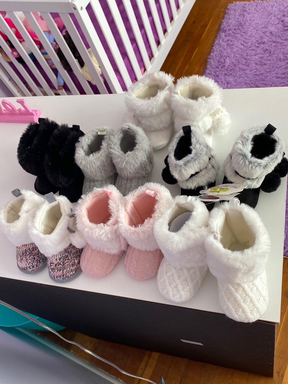 Fur boots