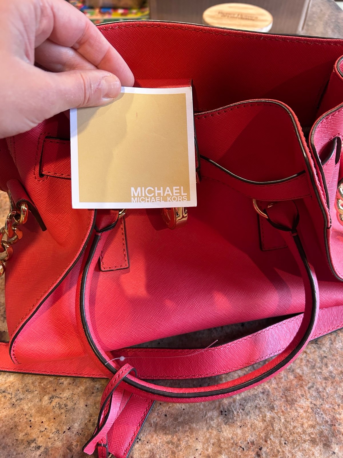 michael kors watermelon bag