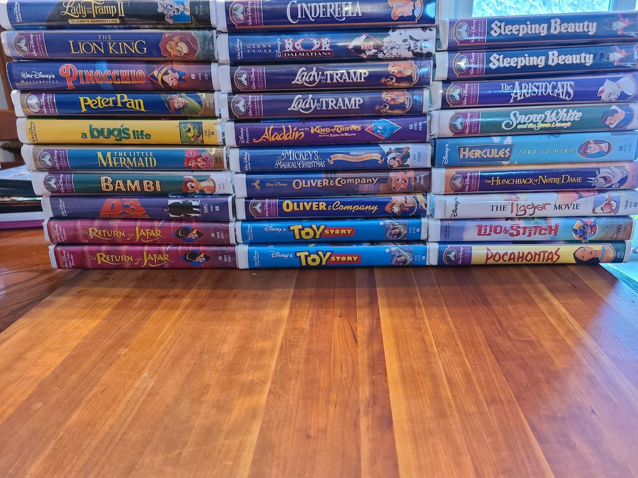 Disney VHS's
