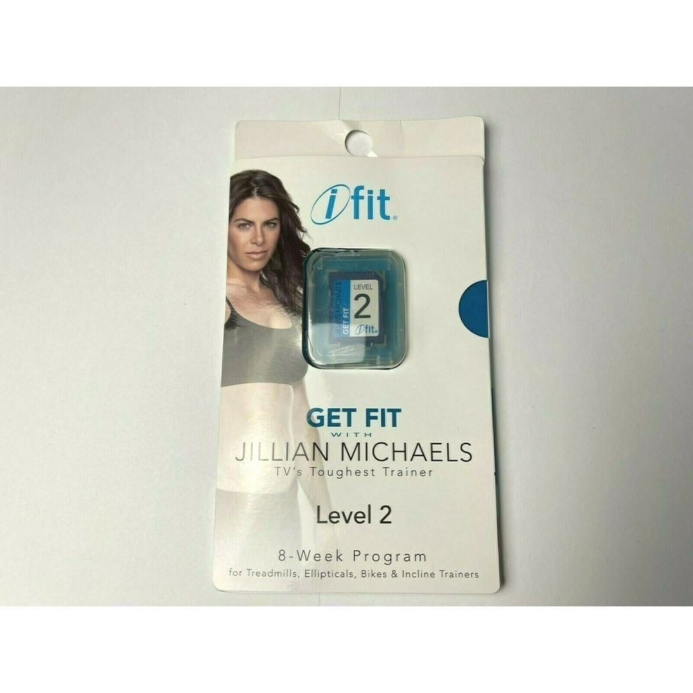 iFit Jillian Michaels Get Fit Level 2 SD Card Workouts Treadmill Elliptical Bike