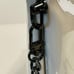 YSL Beaute Cosmetics Pouch Converted to Crossbody, White with Black Chain