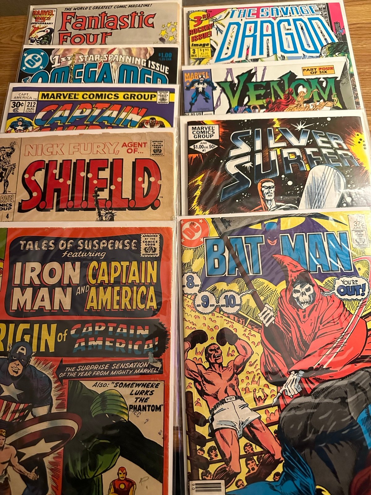 COMBINED COMIC LOT (9) - KEYS