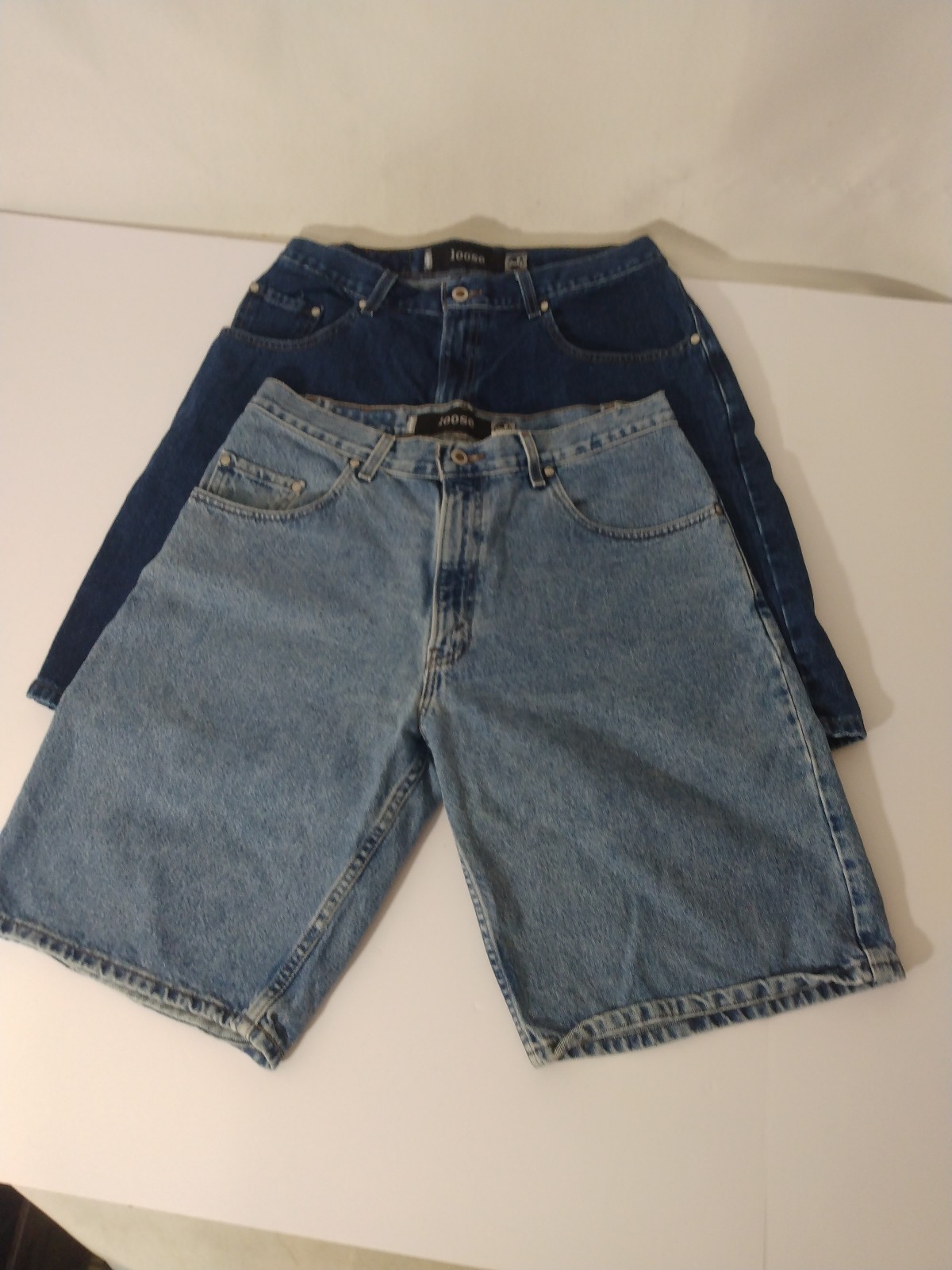 Lot 2 Mens Vintage Levis Silvertab Loose Baggy Denim Shorts Sz 34