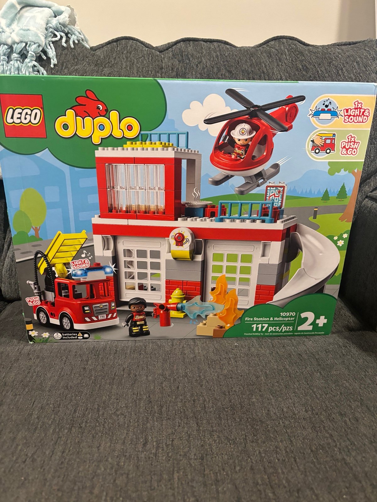 Lego Duplo Fire Station & Helicopter Set (10970)