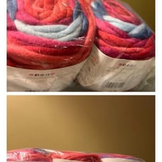 Lion Brand Yarns Wool-Ease Roving Yarn “Berry” 6 skeins