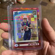 2024 DONRUSS OPTIC RED PANDORA RATED ROOKIE JOE MILTON III PATRIOTS