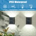 Outdoor Solar 4 LED Deck Lights Path Garden Patio Pathway Stairs Step Fence Lamp
