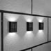 Outdoor Solar 4 LED Deck Lights Path Garden Patio Pathway Stairs Step Fence Lamp