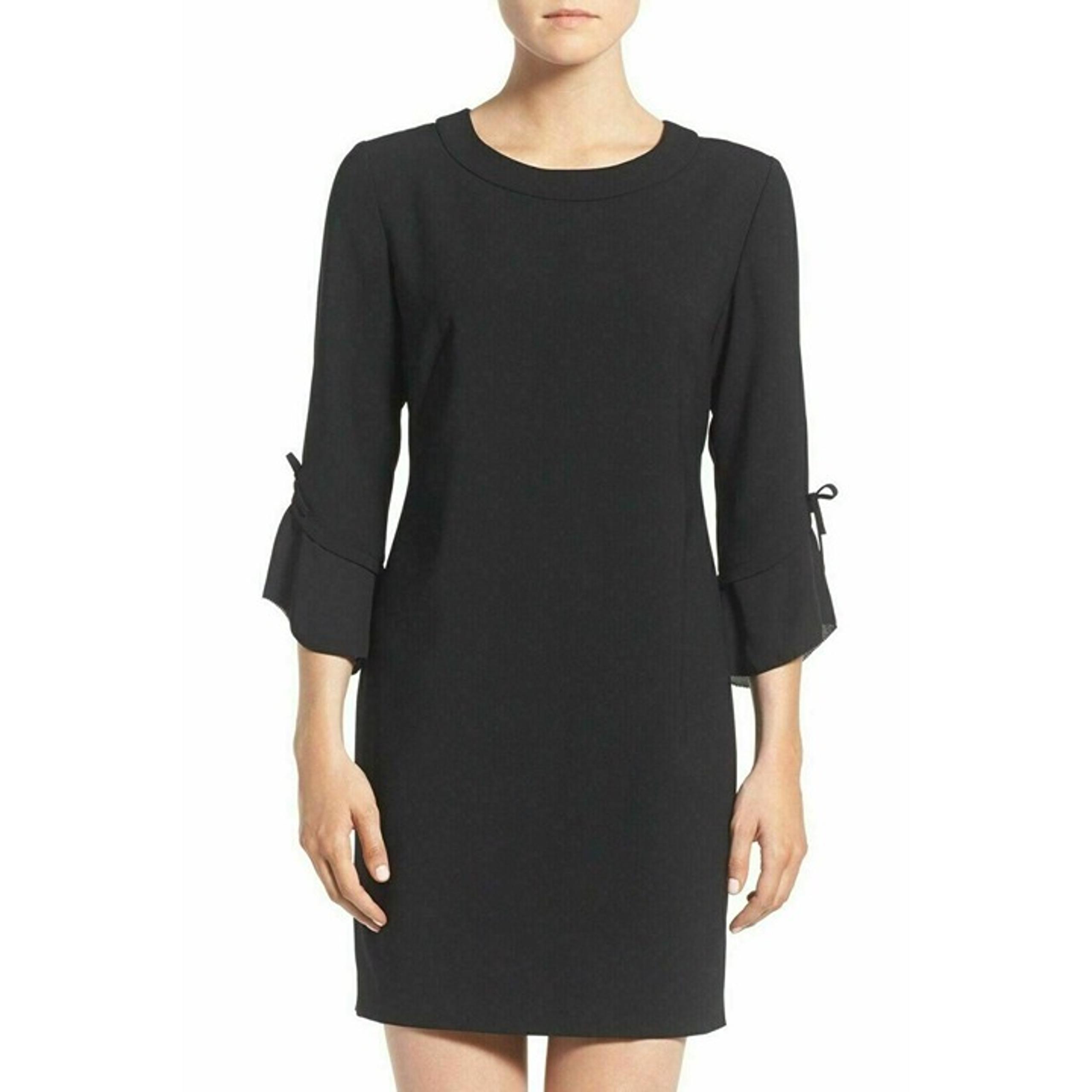 Chelsea28 Womens Ruffle Sleeve Sheath Dress Size XS NG11