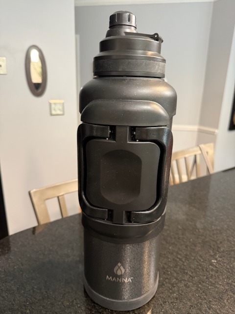 Manna Titan Black Onyx 1.05 Gallon 4L Stainless Steel Vacuum Insulated Thermos
