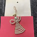 8 Vintage Hand Tatted Tatting Lace Lacey Snowmen Angels Christmas Ornaments