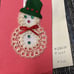 8 Vintage Hand Tatted Tatting Lace Lacey Snowmen Angels Christmas Ornaments