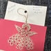 8 Vintage Hand Tatted Tatting Lace Lacey Snowmen Angels Christmas Ornaments