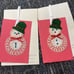 8 Vintage Hand Tatted Tatting Lace Lacey Snowmen Angels Christmas Ornaments